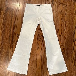 White trouser style Theory pants! -size 0